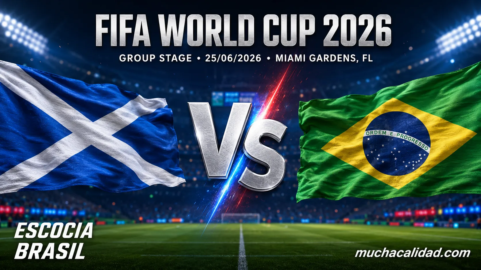 Escocia vs Brasil: previa completa del Mundial 2026
