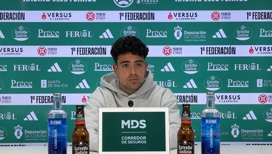 Raúl Dacosta avisa antes del derbi gallego: “El Racing debe igualar la intensidad del Ourense para imponer su fútbol”
