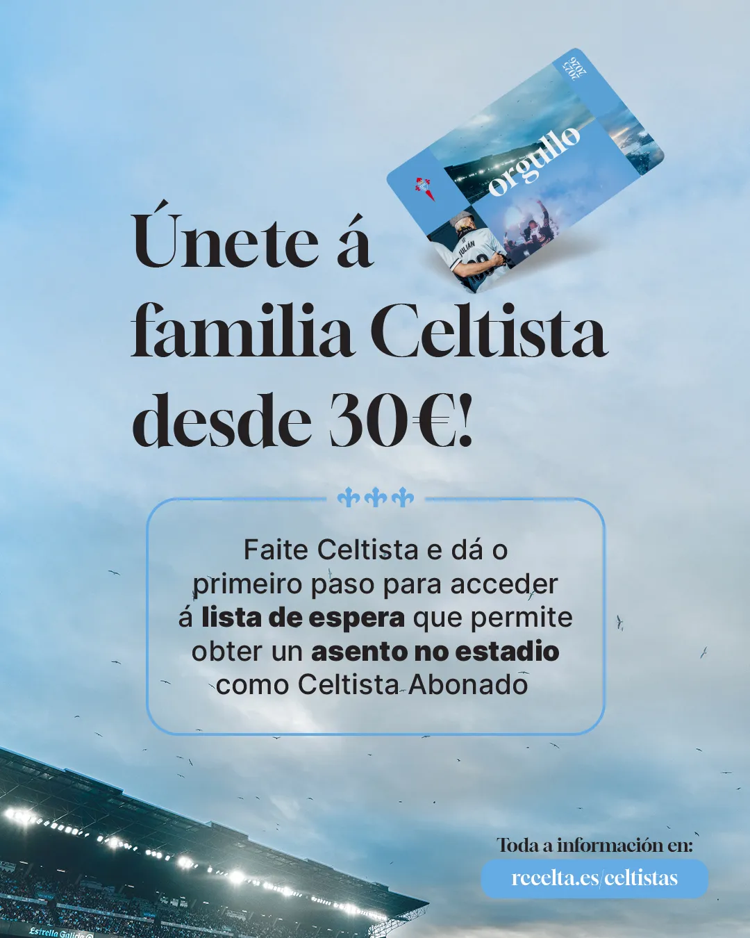 🔥 ¡LOCURA CELESTE EN BALAÍDOS! El 40% de la afición del Celta RENUEVA su abono en solo 24 horas 🔥💙