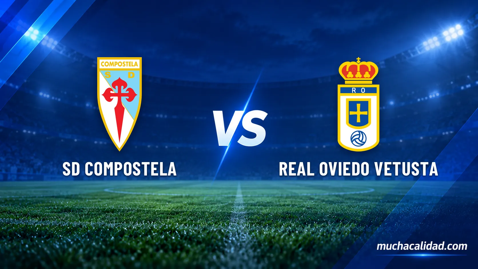 SD Compostela vs Real Oviedo Vetusta: horario, dónde ver y claves del partido de Segunda Federación