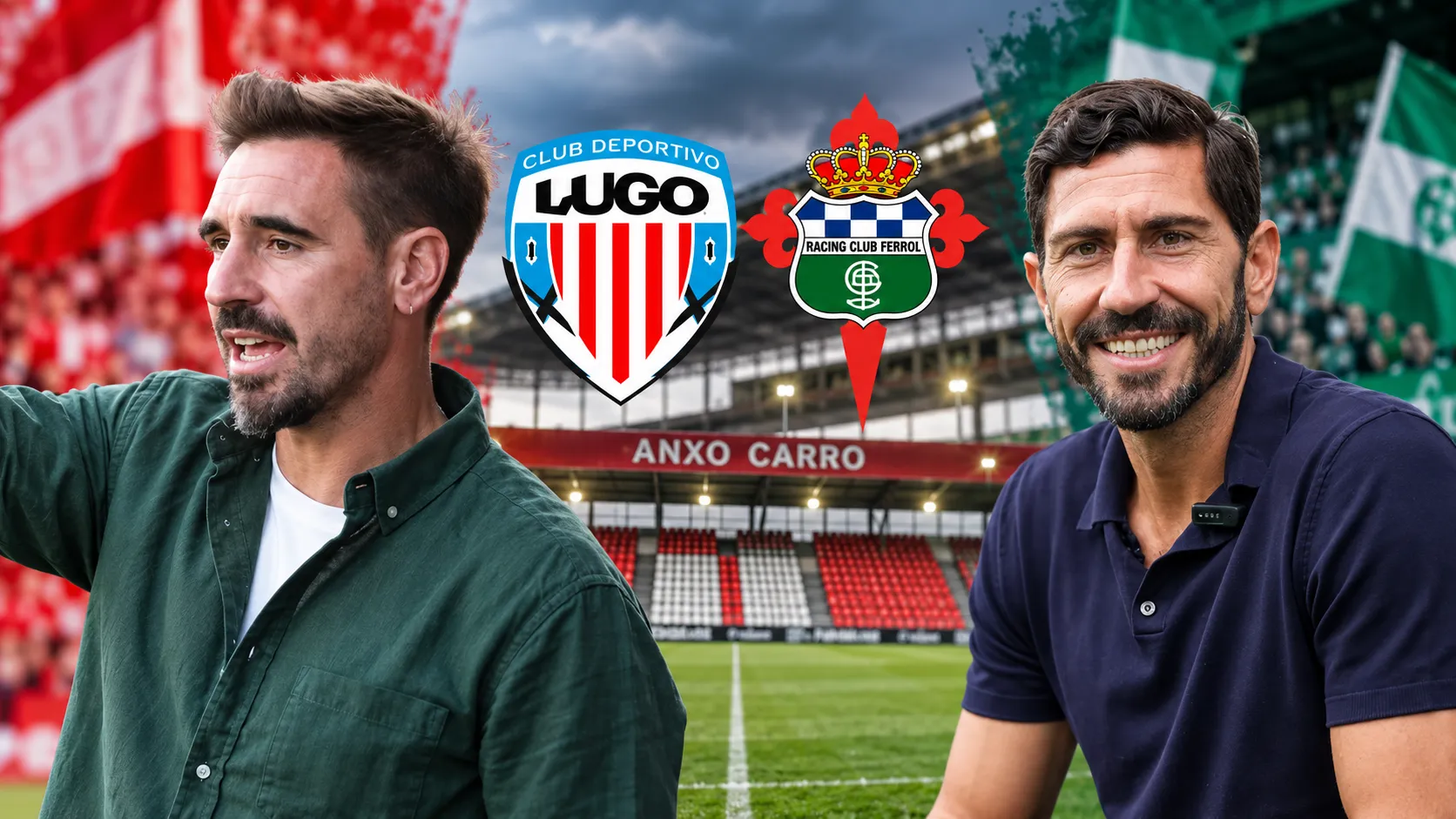 Borja Fernández vs Javi Vázquez: dos entrenadores con carácter, dos candidatos a todo y un derbi gallego que mide su crecimiento